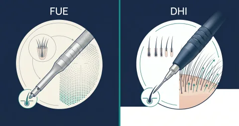 FUE vs DHI: Hangi Saç Ekimi Tekniği Size Uygun?
